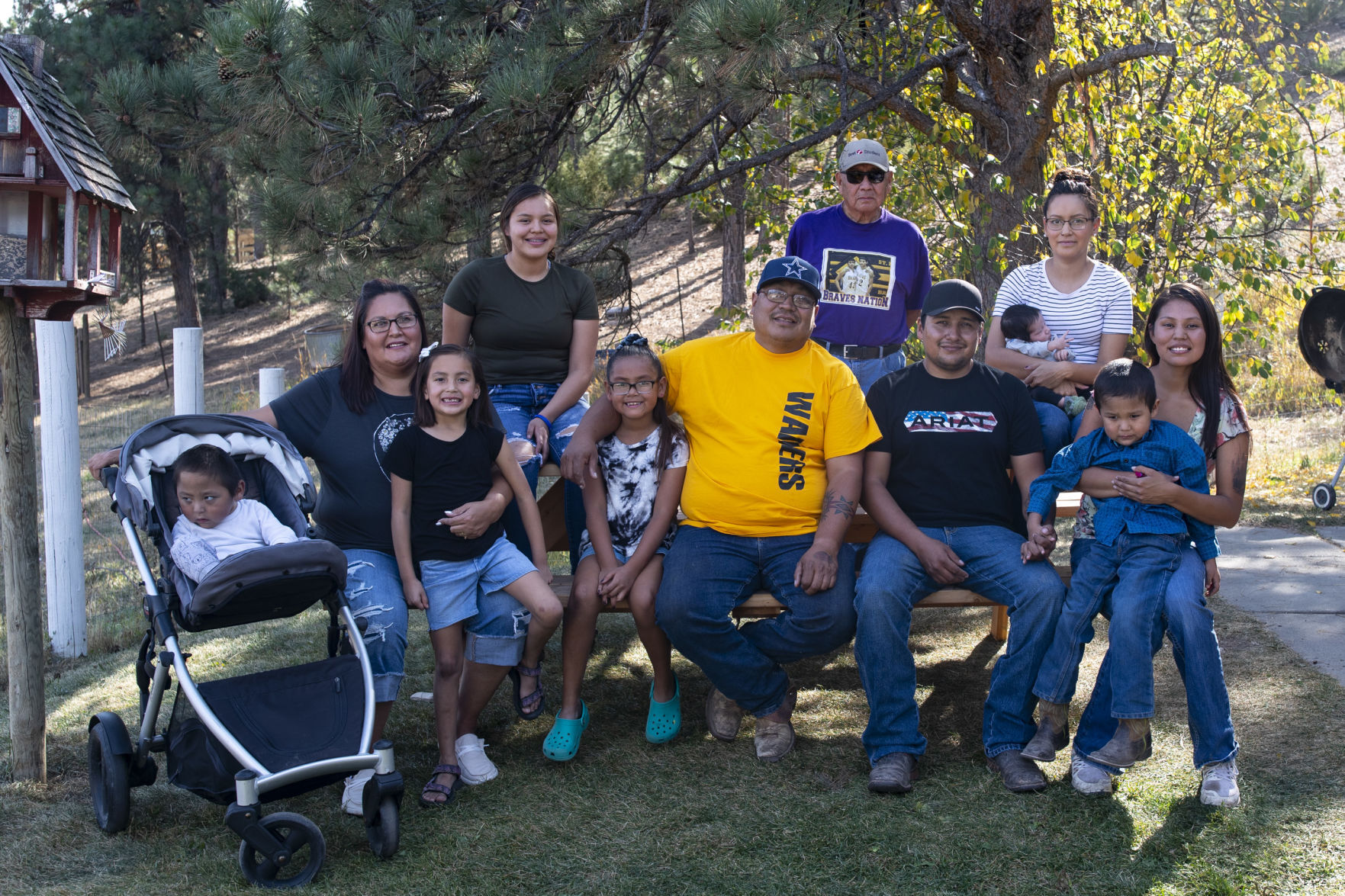 August "Tiger" Scalpcane and family